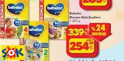 BEBELAC DEVAM SÜTÜ ÇEŞİTLERİ • 800 G